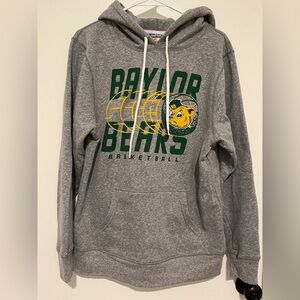 Charlie Hustle- sailor bear- Baylor Bears 💚🐻🏀 Gray Basketball Hoodie- Unisex M